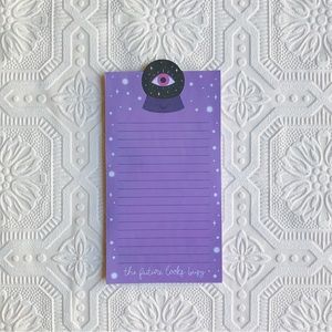 Evil Eye Crystal Ball List Pad with Magnet